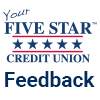 Five Star logo with feedback. 